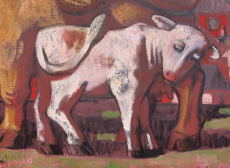Volodymyr Nosan Cow and Calf 2015