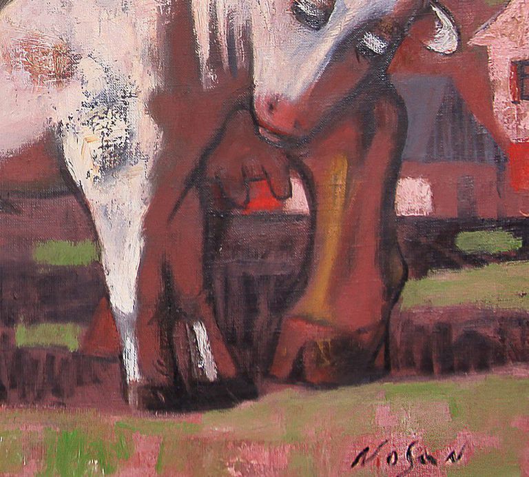 Volodymyr Nosan Cow and Calf 2015