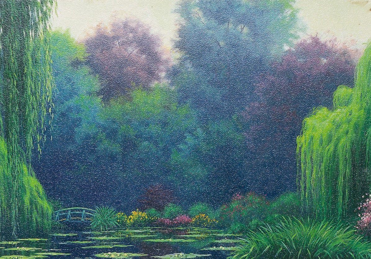 Charles H. White "Morning Mist - Giverny"