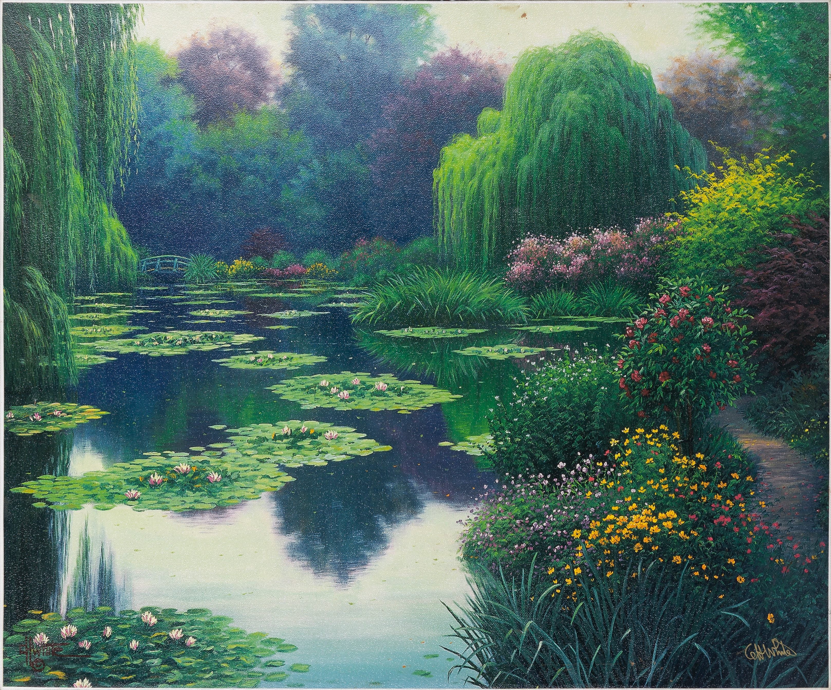 Charles H. White "Morning Mist - Giverny"