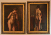 August Kroenninger 'Female Nude Diptych'