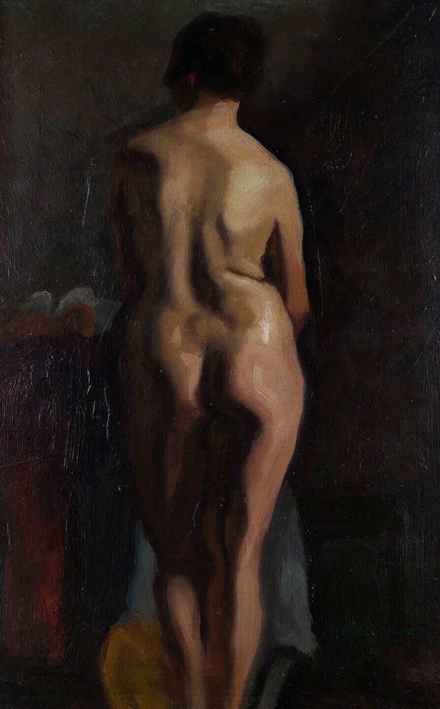 August Kroenninger 'Female Nude Diptych'