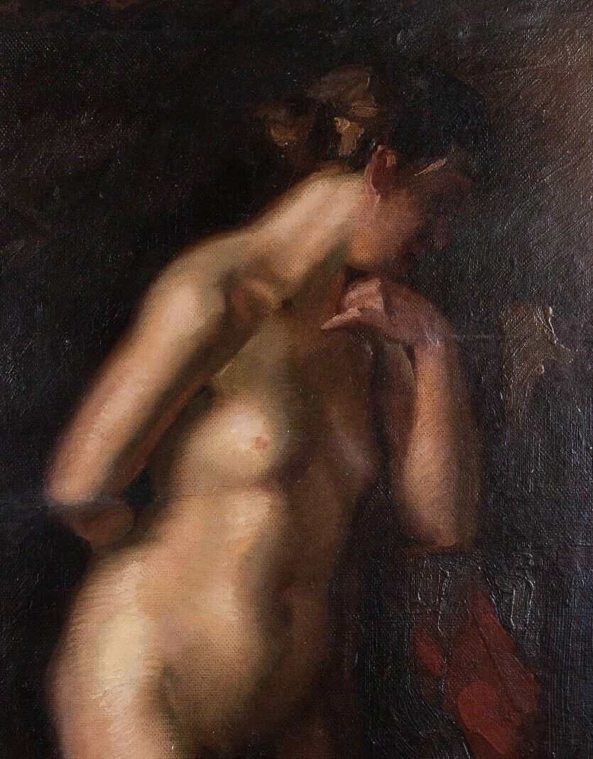 August Kroenninger 'Female Nude Diptych'