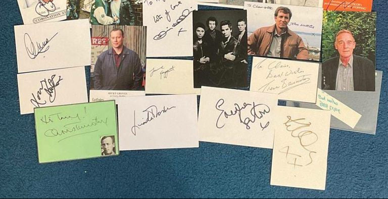 TV Entertainment Autograph Collection – 25 Signed Items