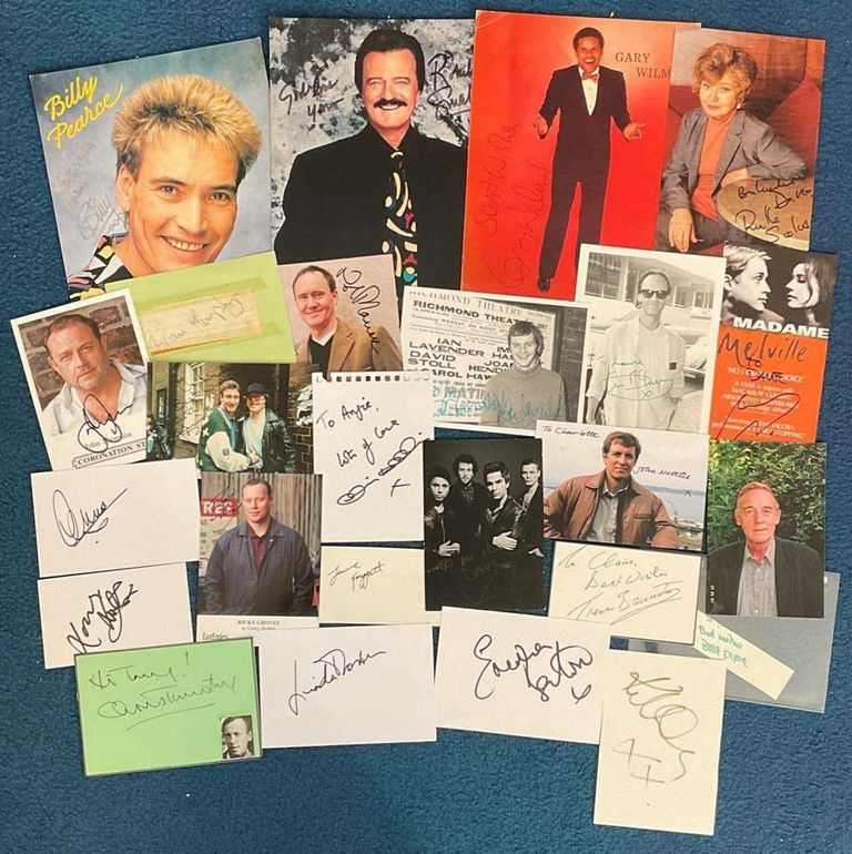 TV Entertainment Autograph Collection – 25 Signed Items
