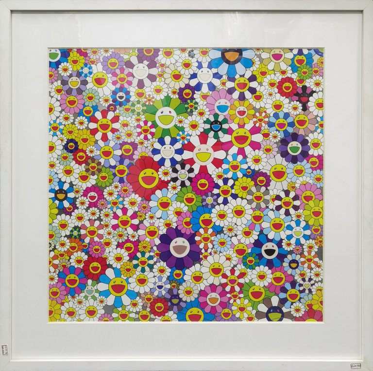 Takashi Murakami 'Flower blossoming' Original Limited Edition Hand-signed Print