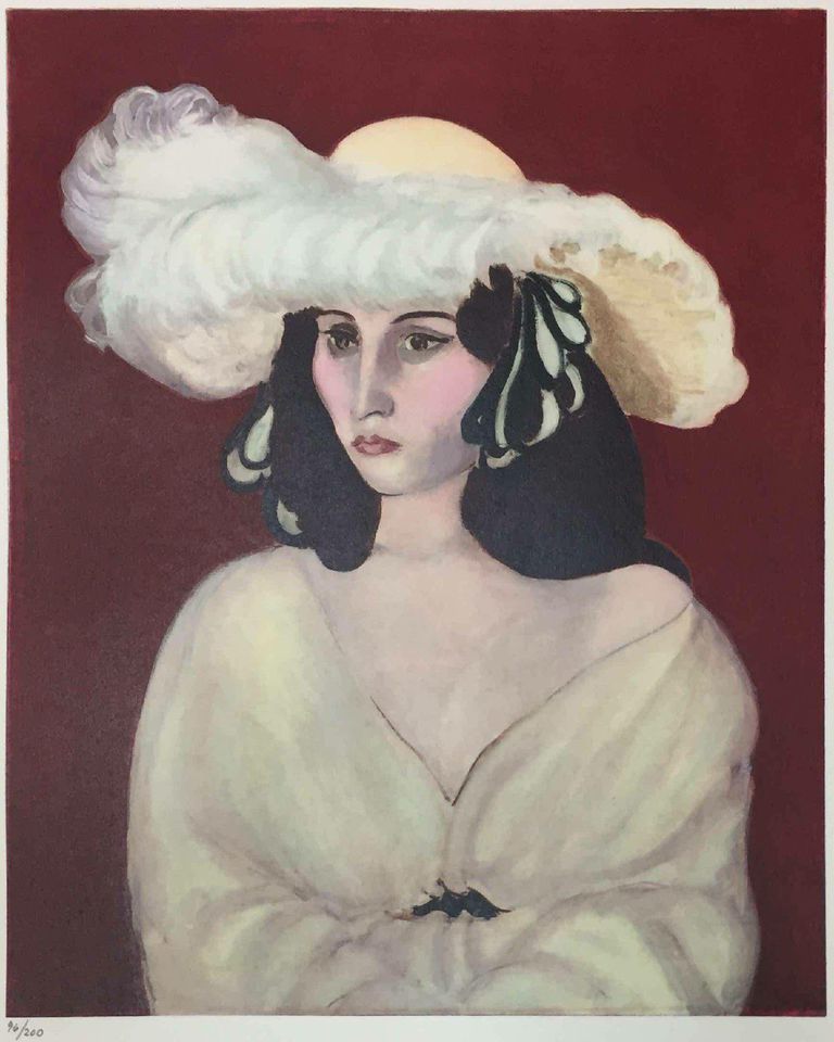 Henri Matisse (after) - The Feather Hat