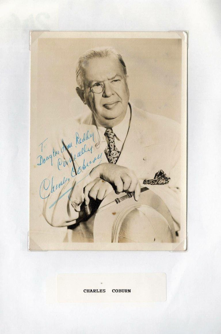 Charles Coburn Signed 7x5 Vintage Sepia Photograph
