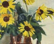 Karl Einhart, "Sunflower Bouquet"