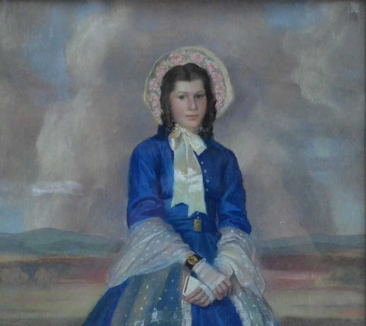 Anthony Harper 'Portrait of Valerie Christina Bentley aged 15'