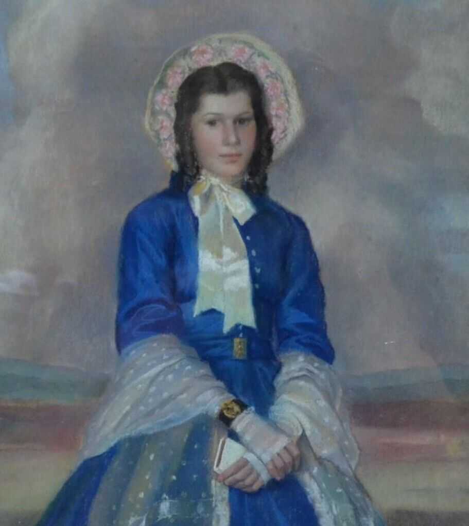 Anthony Harper 'Portrait of Valerie Christina Bentley aged 15'