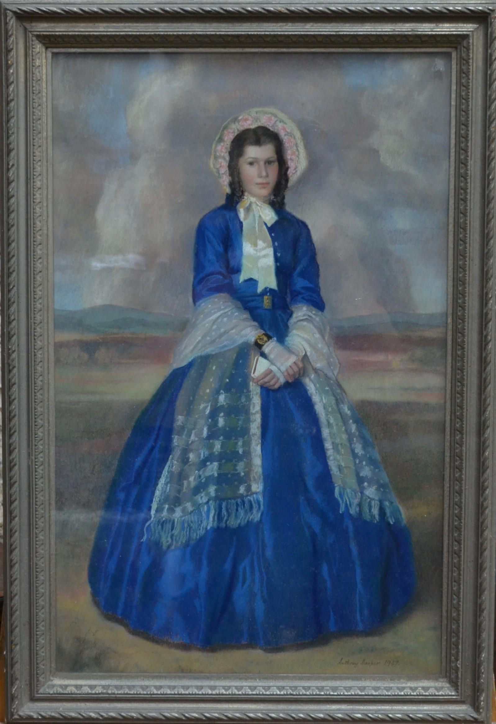 Anthony Harper 'Portrait of Valerie Christina Bentley aged 15'