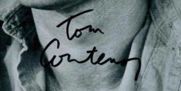 Tom Courtenay Signed 10x8 Black and White Vintage Photograph