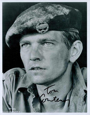 Tom Courtenay Signed 10x8 Black and White Vintage Photograph