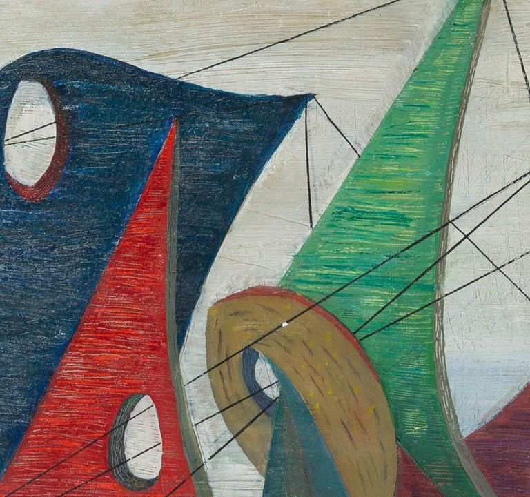 Paul Dufrane (1922-1999) 'L' Assaut' 1954