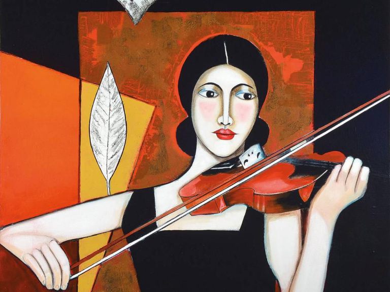 Silvia Sartelet, Women With Violin