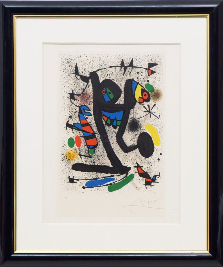 After Joan Miro  'After looking in the mirror' - Lithograph Print