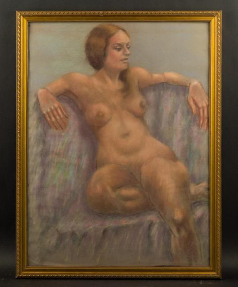 Nude portrait of a girl