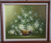 Mid-Century Floral Painting