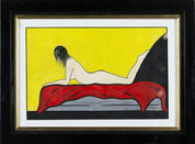 H T Shelton 'Reclining Nude Figure'