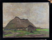 Jan Van Looy  - Thatched roof in Dessel in 1925