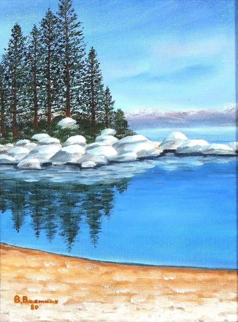 Beth Bosmans, "Sand Harbor-Winter"