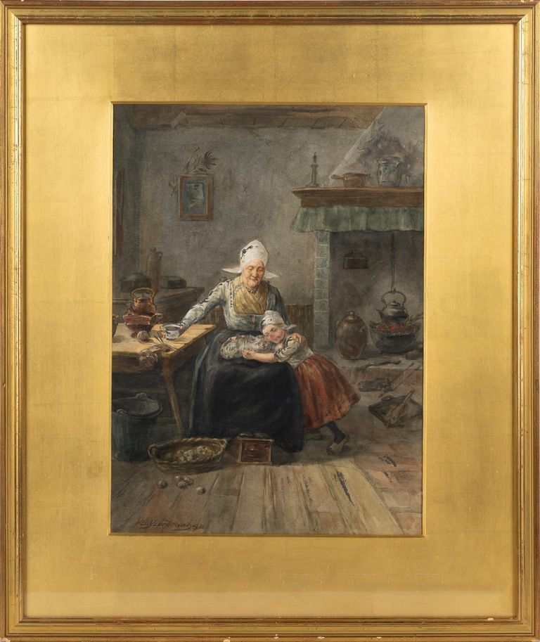 Willem Bernardus IJzerdraat, Farmer's interior