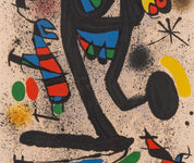 After Joan Miro  'After looking in the mirror' - Lithograph Print