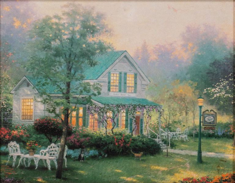 Thomas Kinkade, 'The Village Inn'