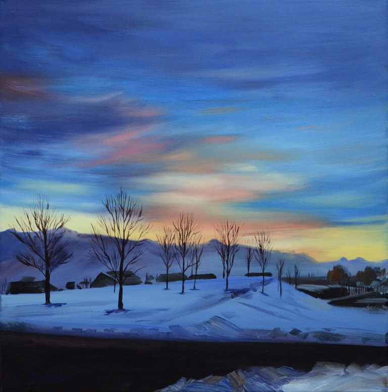Shao hui, Snowy morning