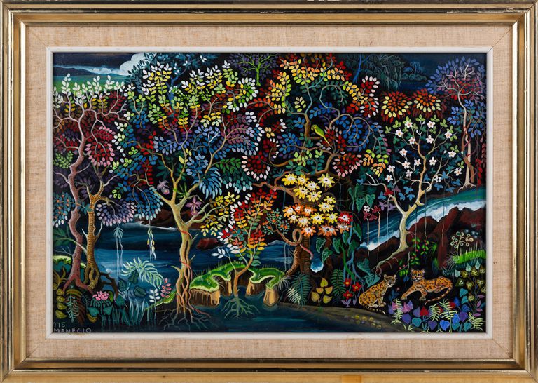 Menecio, Primitive Jungle Scene