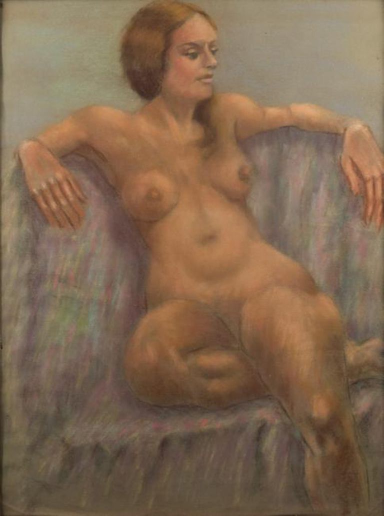 Nude portrait of a girl