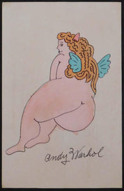 Andy Warhol, (Attributed) Fairy - Pen and Gouache on Paper