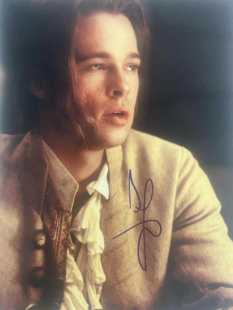 Brad Pitt Autographed 8x10 Photo - Academy Award Winner