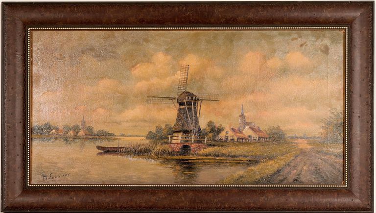 H. Sander, Dutch landscape