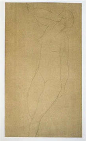 Amedeo Modigliani 'Untitled portrait of a naked woman'