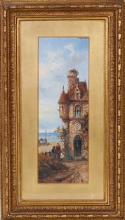 A. Briton, "Castle With Figures"