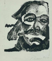 Pablo Picasso 'Portrait Etching' Hand-Signed and Dated From 1945