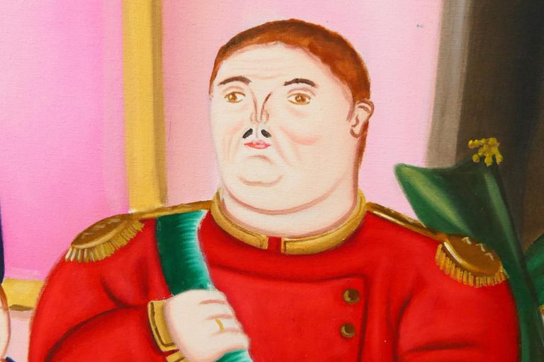 (After) Fernando Botero, "The Military Junta"