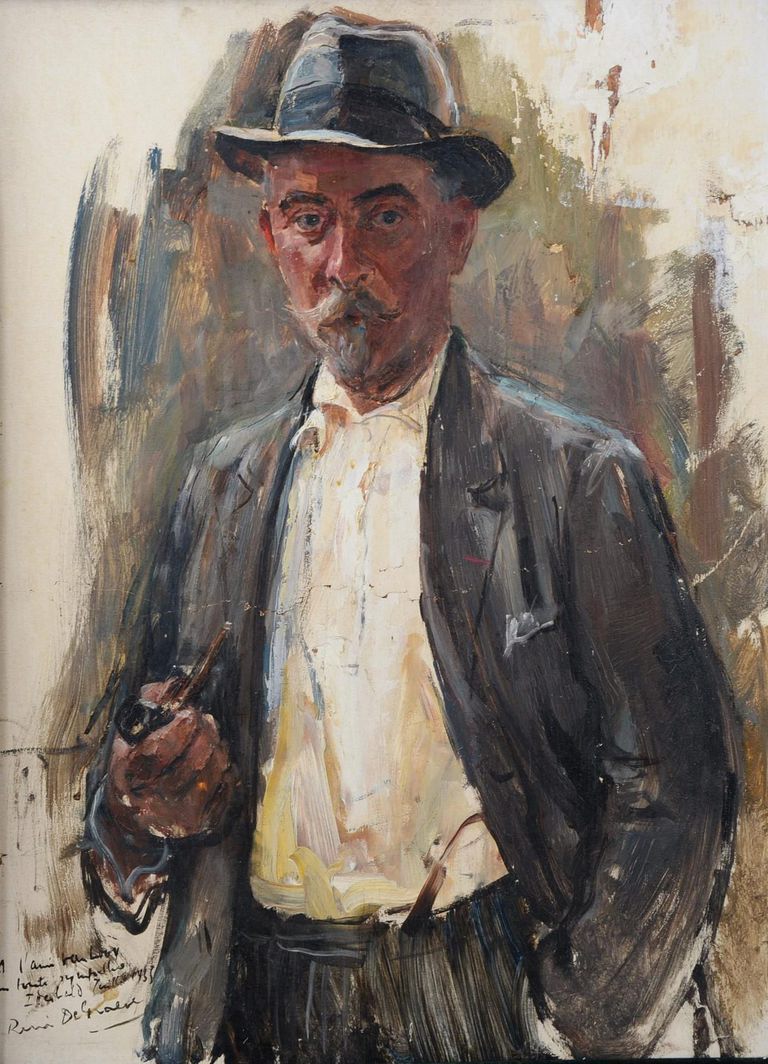 René De Graeve  "Portrait de J.Van Looy"