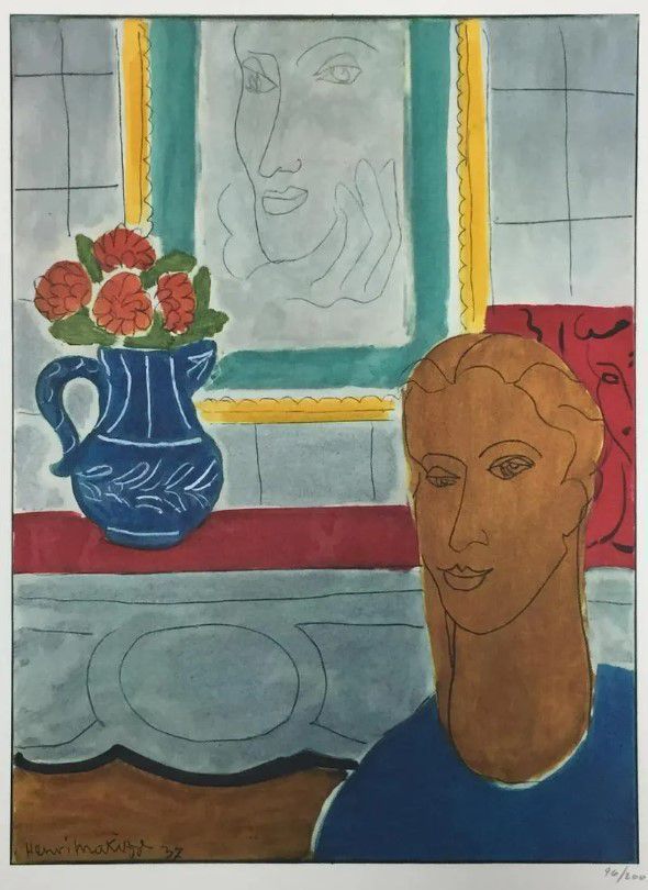 Henri Matisse - Portrait with Flowers