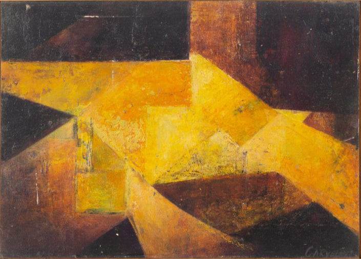 Carveley, Abstract Cubist Composition