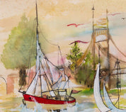 Bernard Rokus, Nautical Watercolor