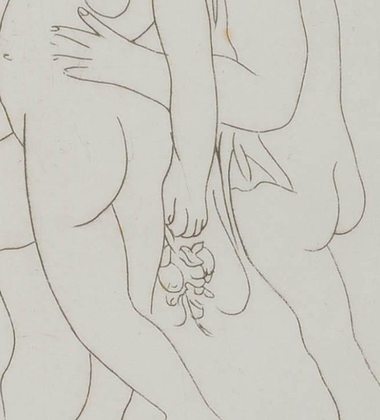 Pablo Picasso (After), "Erotic scene"