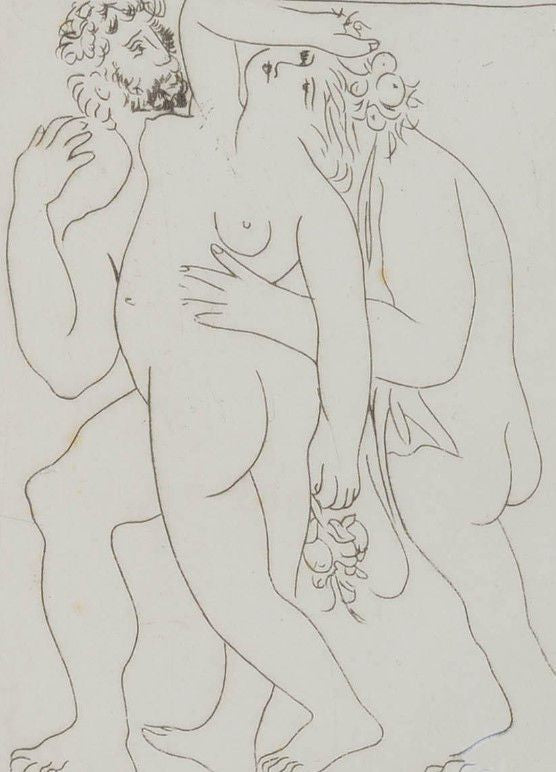 Pablo Picasso (After), "Erotic scene"