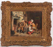 Follower of Frédéric Daniel Hardy, Domestic Life Beside the Fire...