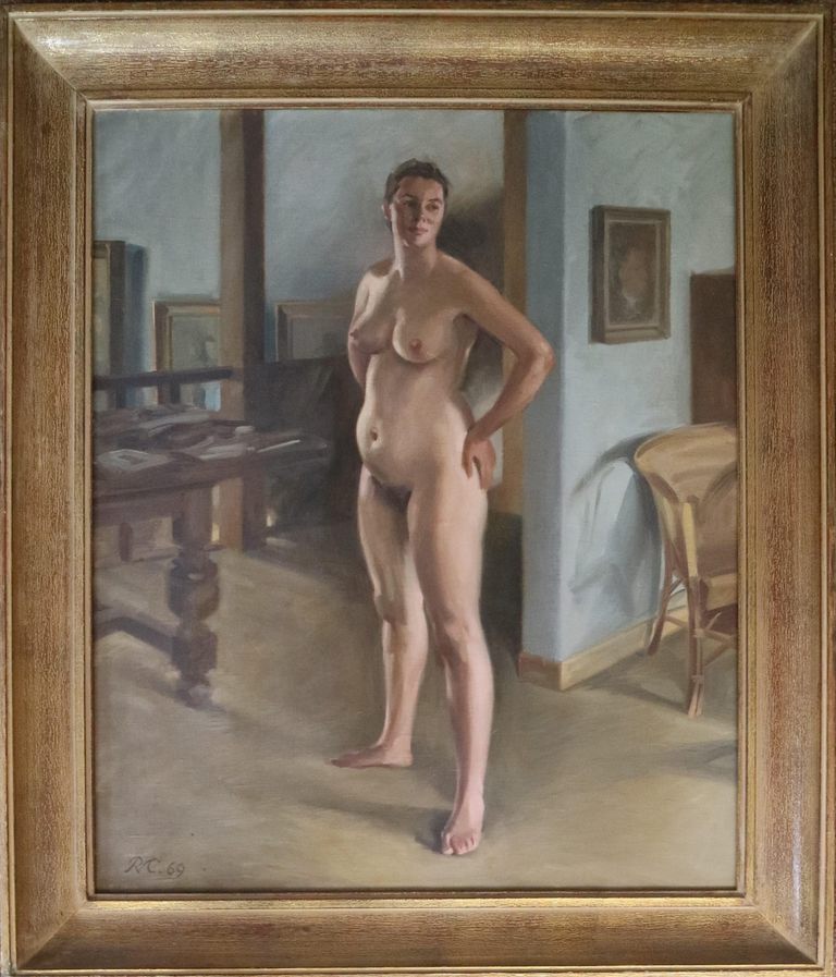 Robert Van Cauwenberghe, ''Nude Portrait''