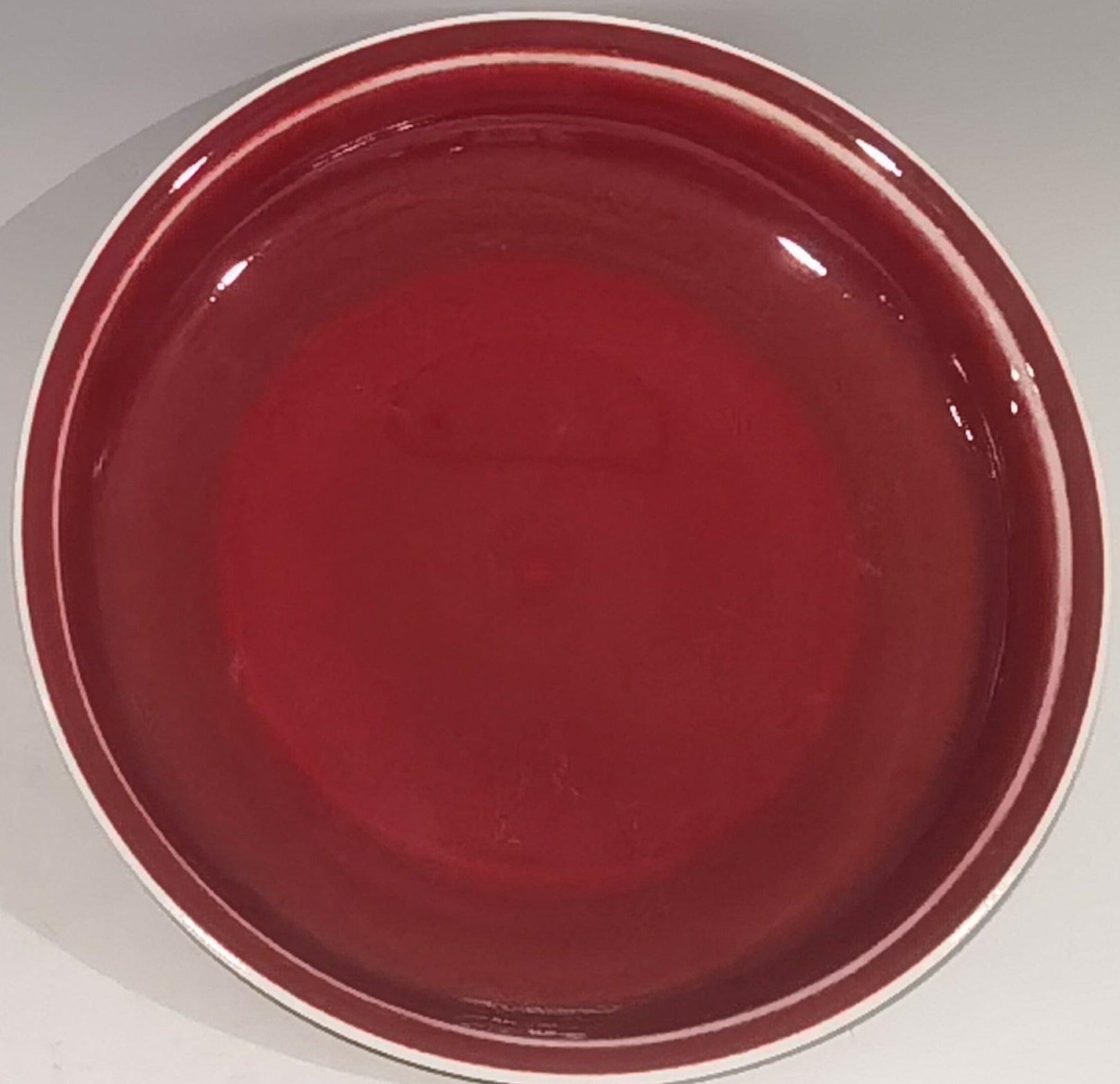 Red Porcelain Plates