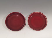 Red Porcelain Plates