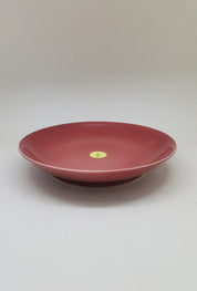 Red-Glazed Dish with Daoguang Mark